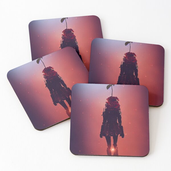 Item preview, Android woman with a rose. designed and sold by Maniock.