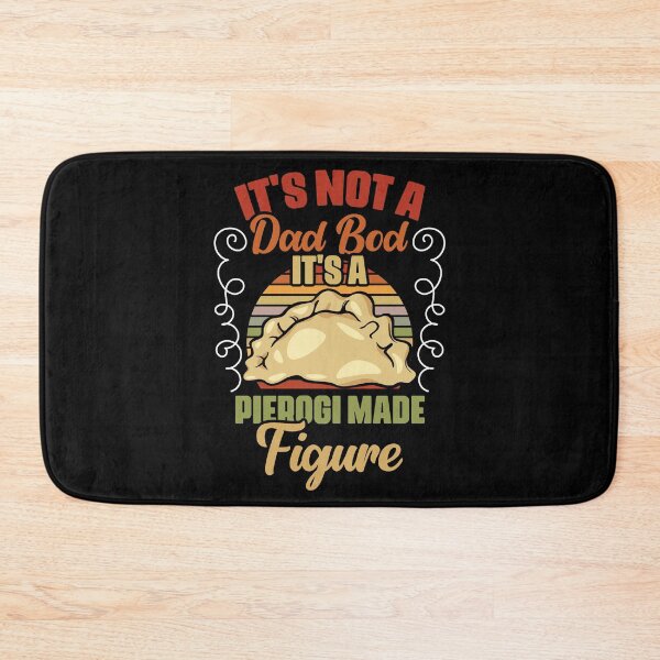 Item preview, It's Not A Dad Bod Retro Polish Food Pierogi Dumpling Lover designed and sold by Nessshirts.