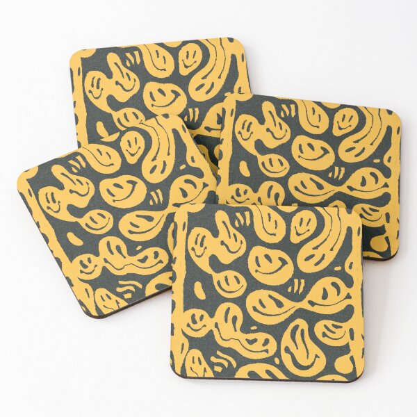 Item preview, Rough Black n Yellow Melted Happiness designed and sold by STUDIO MORE Los Angeles.