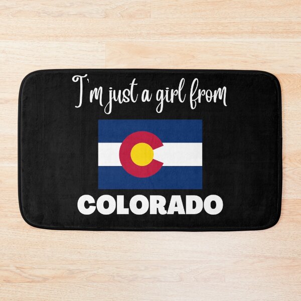 Item preview, I’m just a girl from Colorado- State pride design for women and girls designed and sold by DesignsByDaddy.