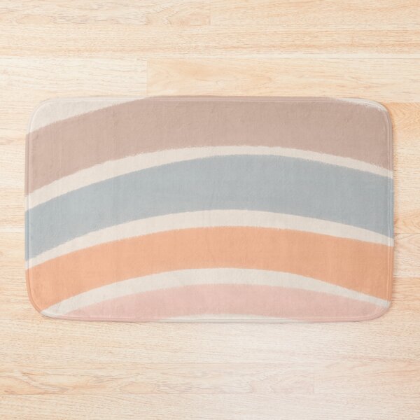 Item preview, Neutral Colors Wavy Lines Curvy Stripes Pattern Boho Aesthetic Muted Teal designed and sold by scorpiolane.