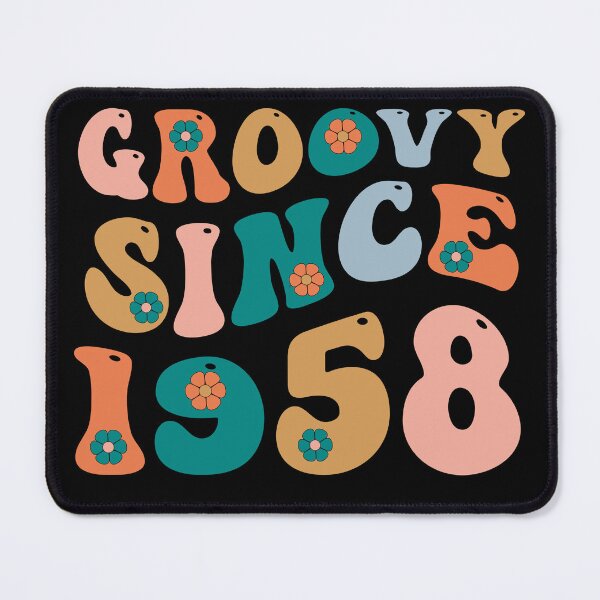 Item preview, Groovy Since 1958 | 64th Birthday | Retro Groovy Birthday designed and sold by AMINE  ★★★★★.