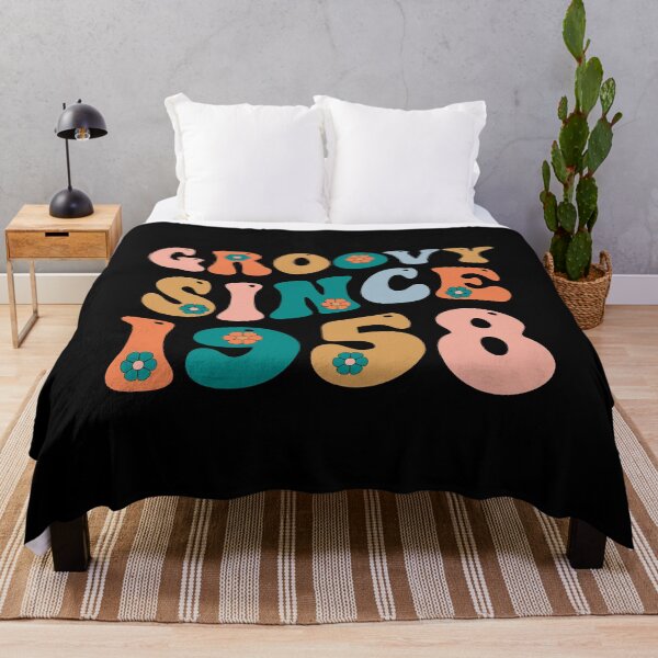 Item preview, Groovy Since 1958 | 64th Birthday | Retro Groovy Birthday designed and sold by AMINE  ★★★★★.