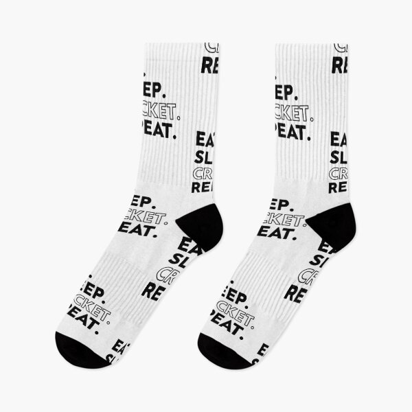 Item preview, Eat sleep circket repeat  designed and sold by Designhub14.