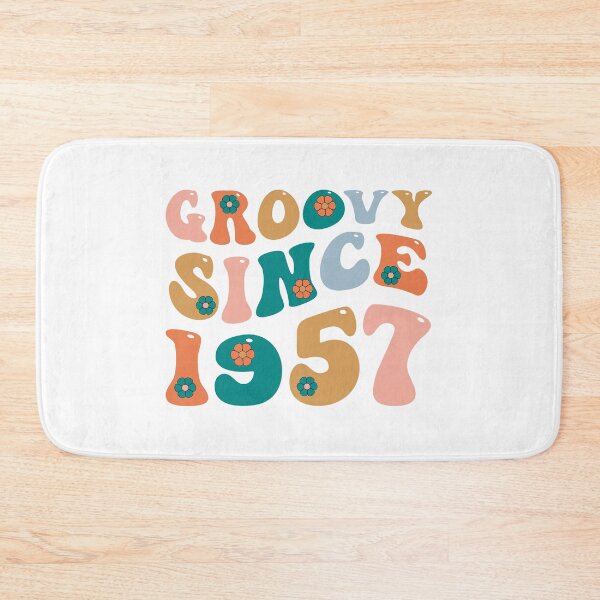 Item preview, Groovy Since 1957 | 65th Birthday | Retro Groovy Birthday designed and sold by AMINE  ★★★★★.