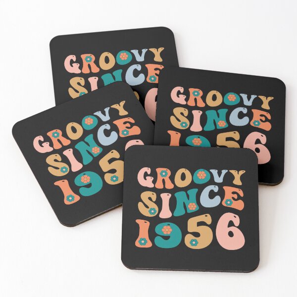 Item preview, Groovy Since 1956 | 66th Birthday | Retro Groovy Birthday designed and sold by AMINE  ★★★★★.
