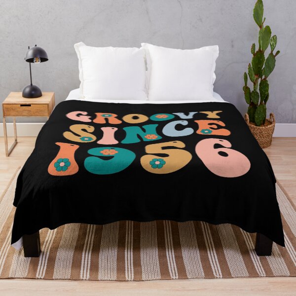 Item preview, Groovy Since 1956 | 66th Birthday | Retro Groovy Birthday designed and sold by AMINE  ★★★★★.