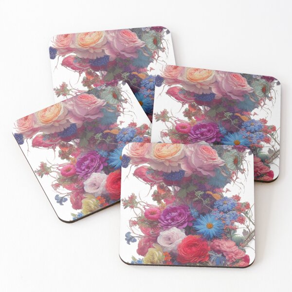 Item preview, Lush Plume of Colorful, Intimately Detailed Flowers designed and sold by Bookwyrm-Bazaar.