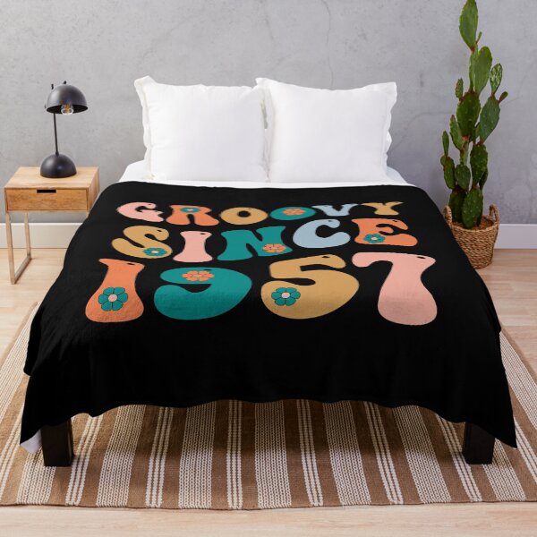 Item preview, Groovy Since 1957 | 65th Birthday | Retro Groovy Birthday designed and sold by AMINE  ★★★★★.
