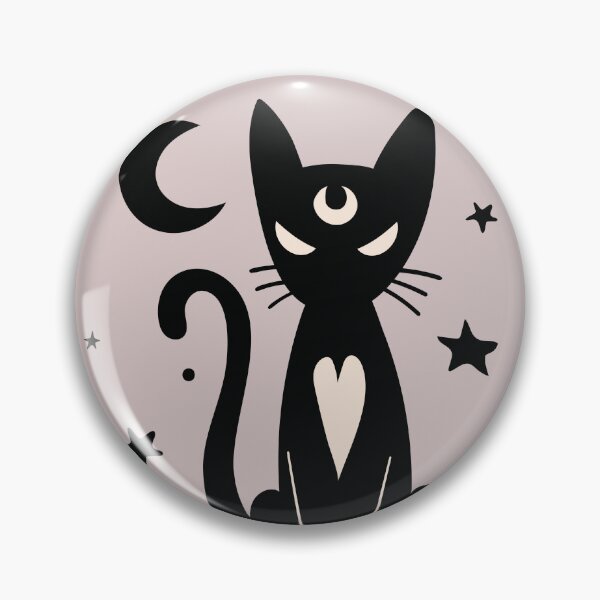 Item preview, angry moon cat designed and sold by .. DDart ...