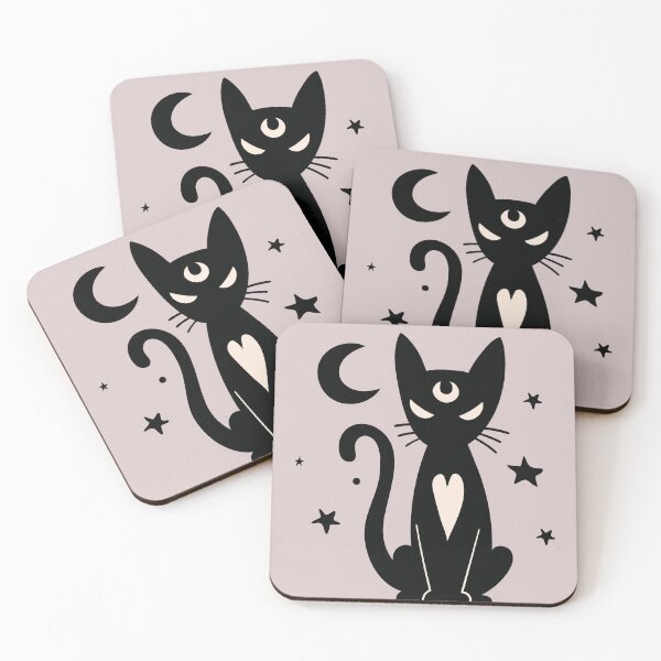 Item preview, angry moon cat designed and sold by .. DDart ...