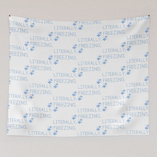 Item preview, Literally Freezing T-shirt designed and sold by Nerdygirlteez.