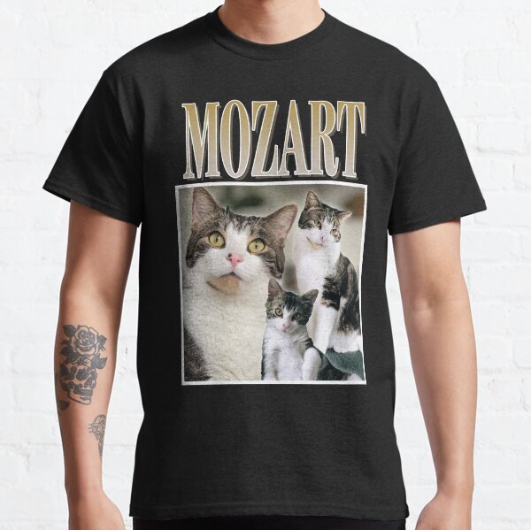 Mozart Ashley Loren Katze Classic T-Shirt