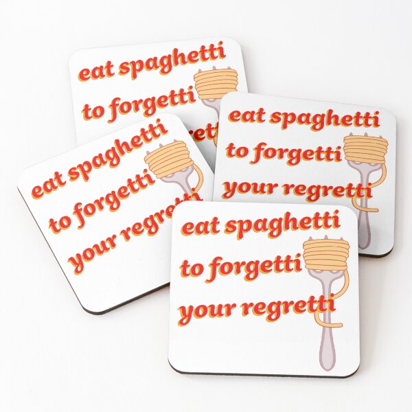 Item preview, Eat The Spaghetti To Forgetti Your Regretti designed and sold by ZXSEAVBNM.