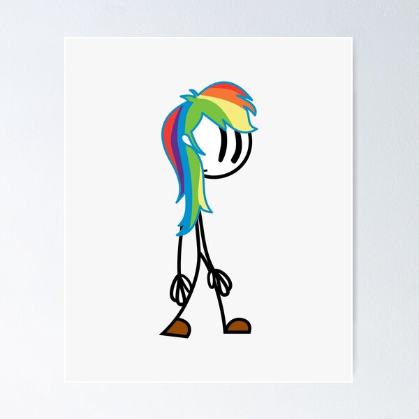 Groove Battle Dancing Stickman -They're Groovin'-Cbat- Meme | Photographic  Print