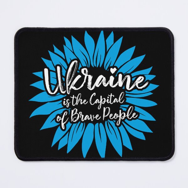 Item preview, Sunflower Ukraine is the Capital of Brave People Ukrainian Support designed and sold by lxmag.