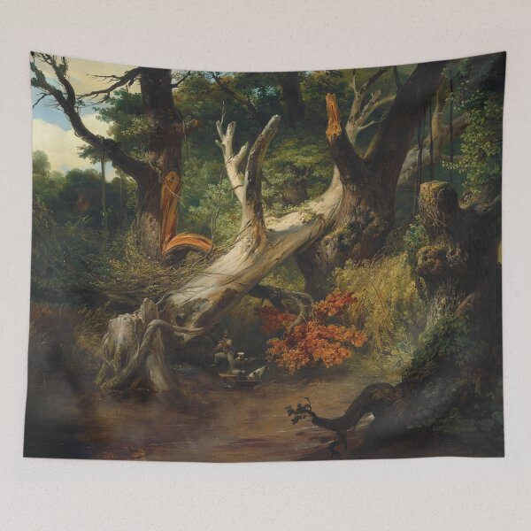 Item preview, Hunting in the Pontine Marshes | Horace Vernet | 1833 Animal Nature Art designed and sold by CJET.