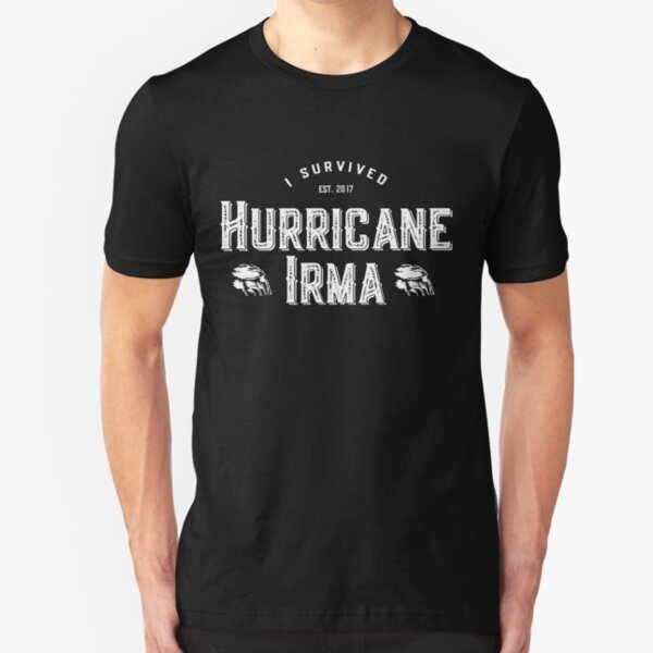 I Survived Hurricane Irma 2017 T-Shirt Slim Fit T-Shirt