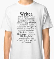 Writer Description Classic T-Shirt