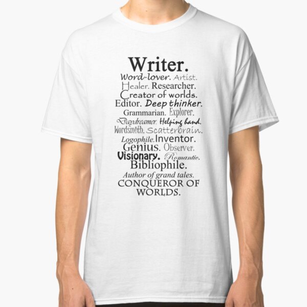 Writer Description Classic T-Shirt