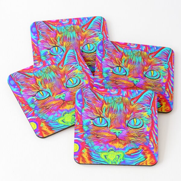 Item preview, Psychedelic Cat designed and sold by jwitk27.
