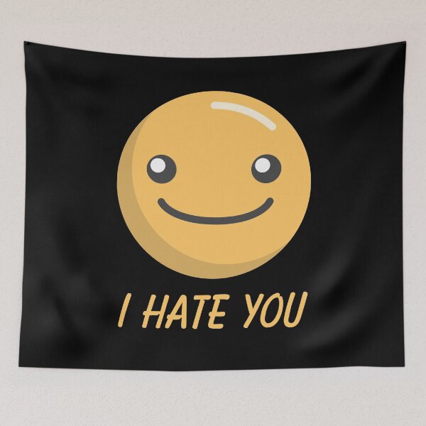 Item preview, Funny Emoticon Smiley Face I Hate You designed and sold by knapst.