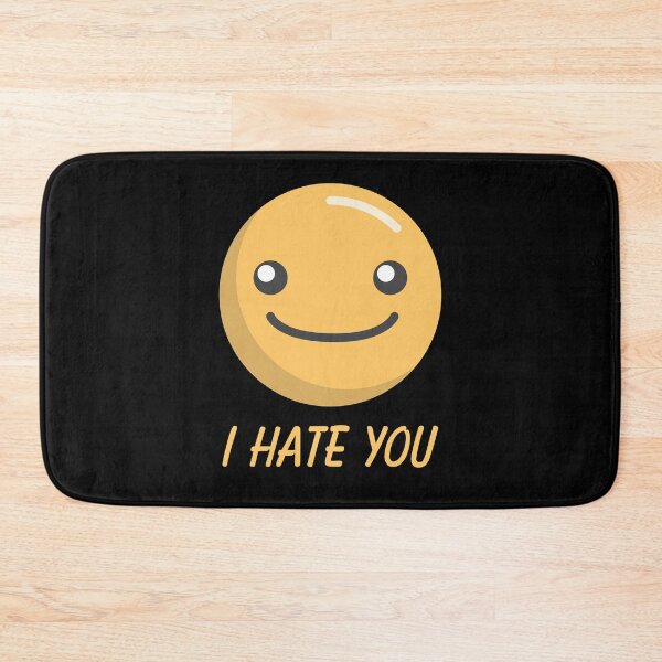 Item preview, Funny Emoticon Smiley Face I Hate You designed and sold by knapst.