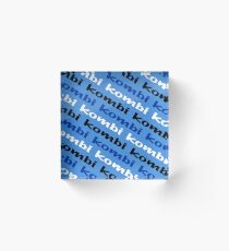 Kombi Kombi Kombi - Pale Blue Acrylic Block