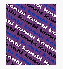 Kombi Kombi Kombi - Purple Photographic Print