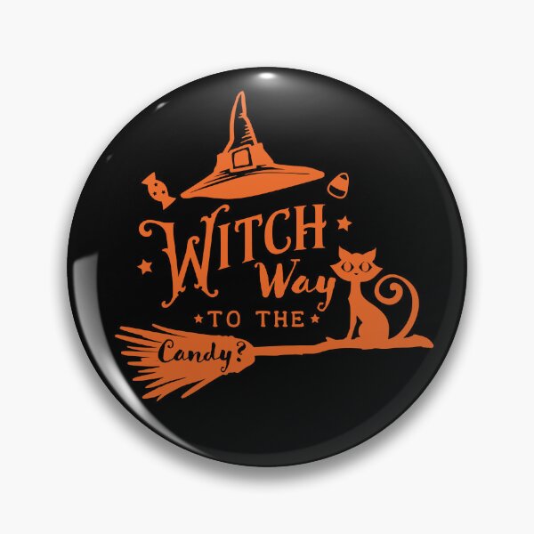 Item preview, Trick or Treat Halloween - Witchy Vibe - Witch Way to the Candy? designed and sold by DesignByLeo.