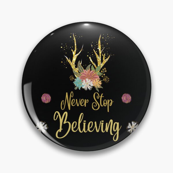 Item preview, Golden Antlers - Never Stop Believing designed and sold by CreativNode.