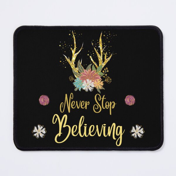 Item preview, Golden Antlers - Never Stop Believing designed and sold by CreativNode.