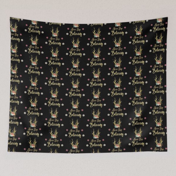 Item preview, Golden Antlers - Never Stop Believing designed and sold by CreativNode.