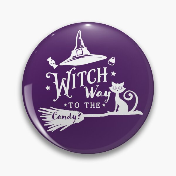 Item preview, Halloween - Witch Way to the Candy? - Trick or Treat - Witchy Vibe designed and sold by DesignByLeo.