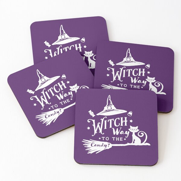 Item preview, Halloween - Witch Way to the Candy? - Trick or Treat - Witchy Vibe designed and sold by DesignByLeo.