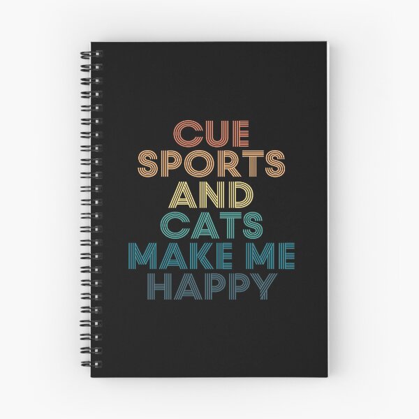 Item preview, Cue Sports And Cats Make Me Happy designed and sold by kindxinn.