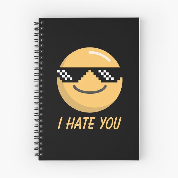Item preview, Sarcastic Funny Emoticon Smiley Face I Hate You designed and sold by knapst.