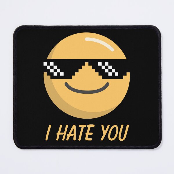 Item preview, Sarcastic Funny Emoticon Smiley Face I Hate You designed and sold by knapst.