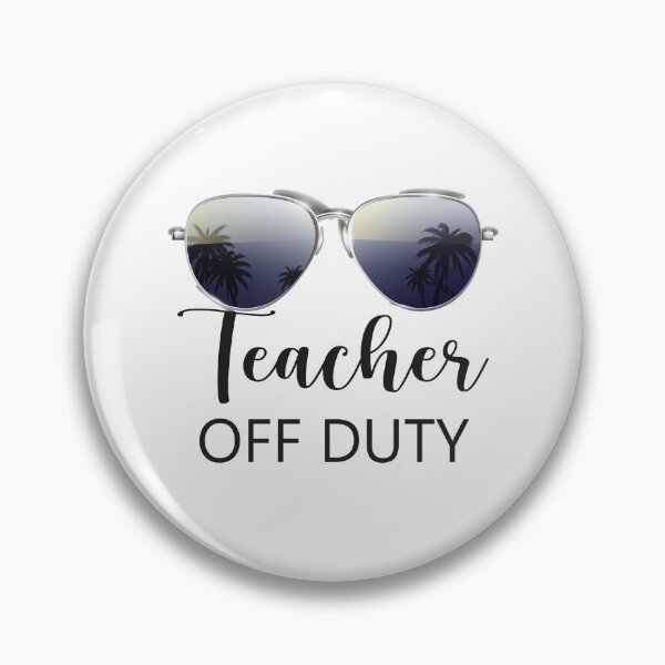 Item preview, Off Duty Teacher Beach Bound Summer Break School Waves, Teacher Off Duty, Teacher Gift, Teacher, Funny Teacher, Summer Vacation designed and sold by RedArtsDesign.