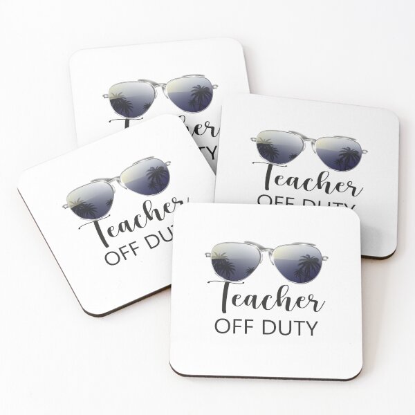 Item preview, Off Duty Teacher Beach Bound Summer Break School Waves, Teacher Off Duty, Teacher Gift, Teacher, Funny Teacher, Summer Vacation designed and sold by RedArtsDesign.