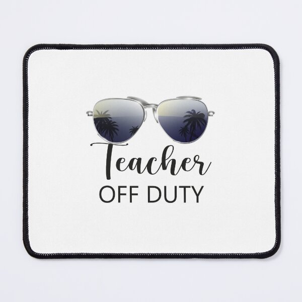 Item preview, Off Duty Teacher Beach Bound Summer Break School Waves, Teacher Off Duty, Teacher Gift, Teacher, Funny Teacher, Summer Vacation designed and sold by RedArtsDesign.