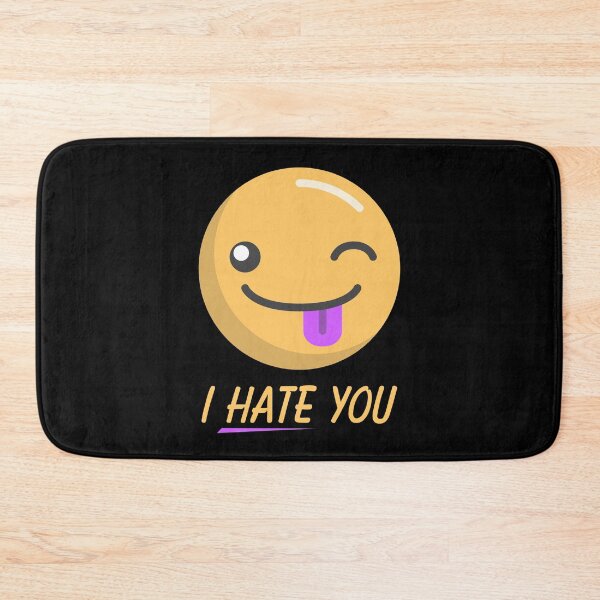 Item preview, Humor Funny Emoticon Smiley Face I Hate You designed and sold by knapst.