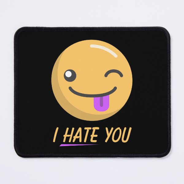 Item preview, Humor Funny Emoticon Smiley Face I Hate You designed and sold by knapst.