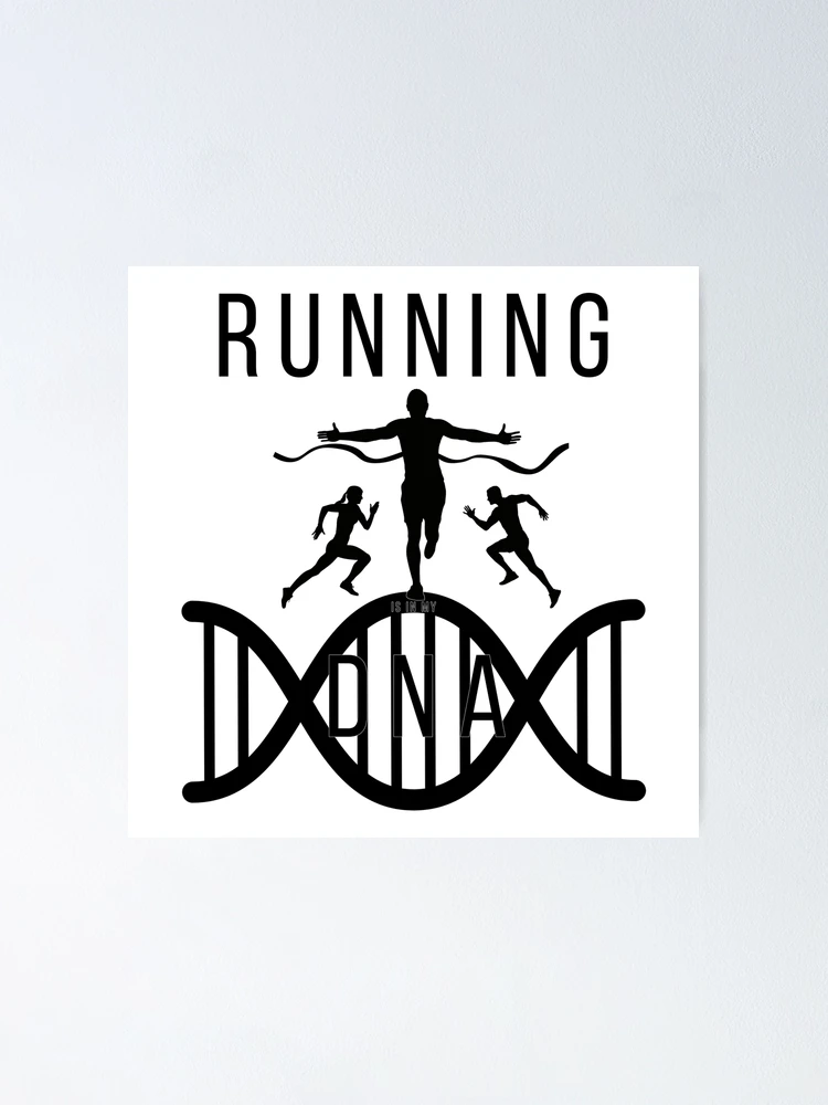 Thumbnail 1 of 3, Poster, Running Is In My DNA designed and sold by CreativeShutter.