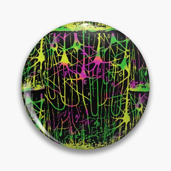 Item preview, Dark Version of Neuron Pyramidal Cells Drawing by Santiago Ramon Y Cajal designed and sold by ScienceSource.