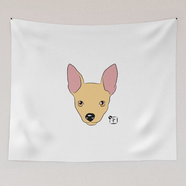 Item preview, Chihuahua Dog Face designed and sold by SonneFaunArt.