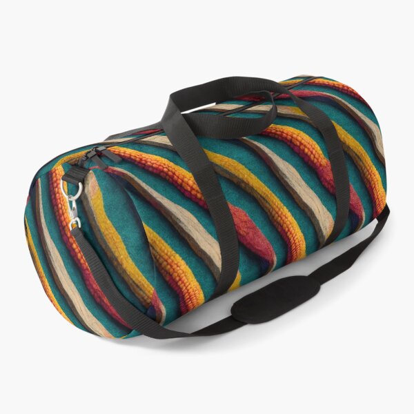 Item preview, 3D Fantasy Colourful Corn in Wavy Diagonal Pinstripe Pattern designed and sold by yennyz.