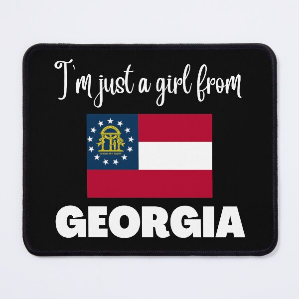 Item preview, I’m just a girl from Georgia- State pride design for women and girls designed and sold by DesignsByDaddy.