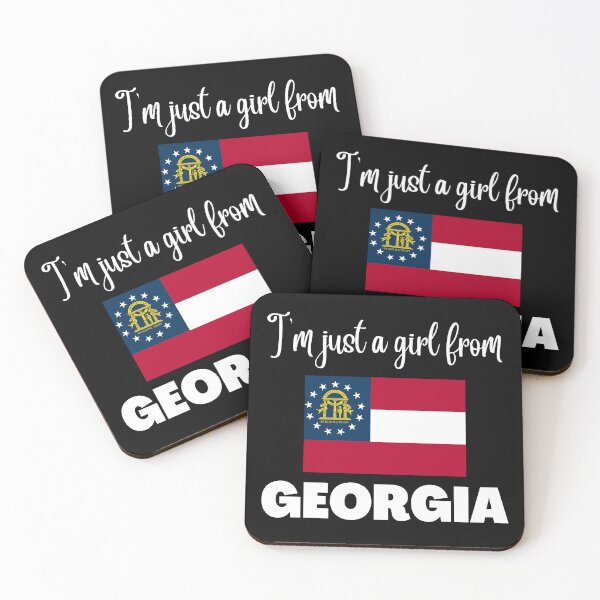 Item preview, I’m just a girl from Georgia- State pride design for women and girls designed and sold by DesignsByDaddy.