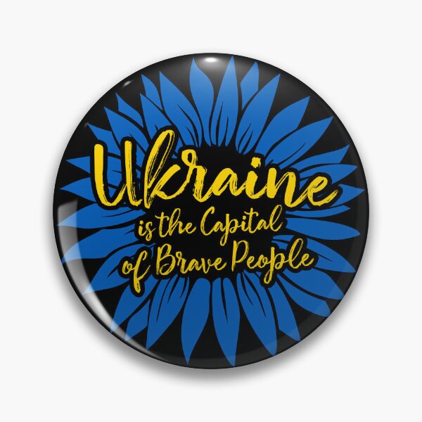 Item preview, Sunflower Ukraine is the Capital of Brave People Ukrainian Support designed and sold by lxmag.